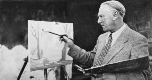 Pierneef at work
