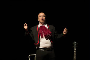 James Cairns as a mariachi in "El Blanco'