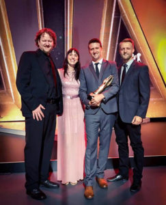 Bryan Bartle (editor), Nicole Meyer (audio technician), Andre Meyer (cinematographer, editor  Meyer Productions) and Francois Wahl, director and producer
