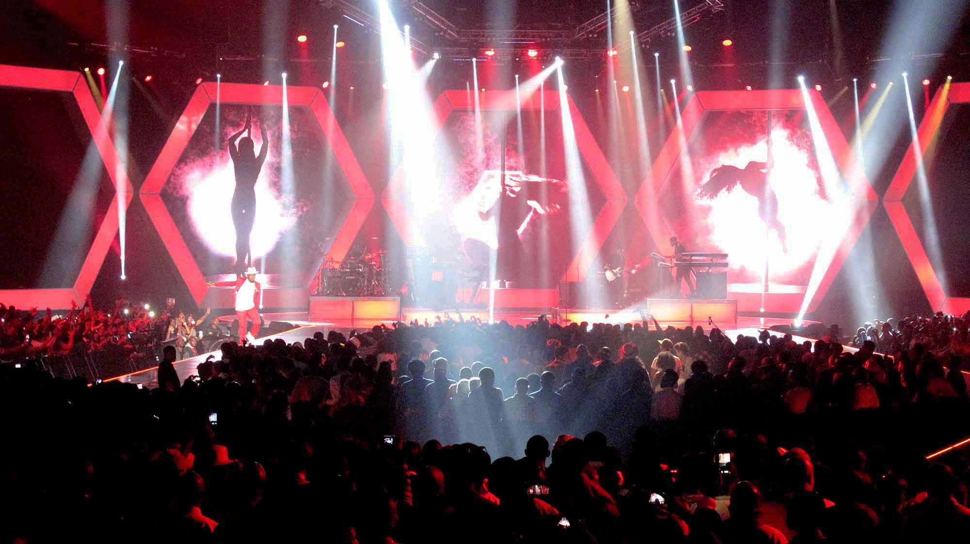 Formative design work at The MTV African Music Awards, 2015