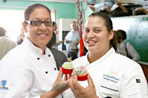 Sous Chef Jade Benjamin and Sous Chef Mieshkah Solomons.