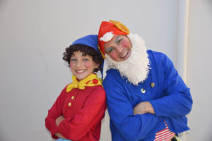 Mia Dippenaar (Noddy) and Charlie Keegan (Big Ears)
