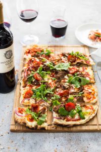 Constantia Glen Slow Roasted Lamb Flammkuchen