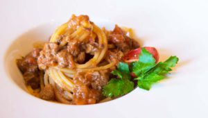 Hand cut beef ragout