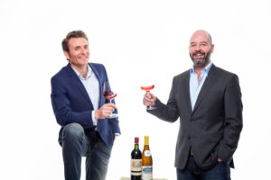 Roland Peens and James Pietersen, Directors of Wine Cellar Fine Wine Merchants and Cellarers