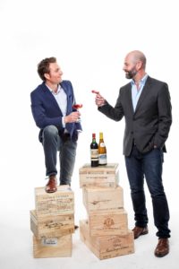 Roland Peens and James Pietersen, Directors of Wine Cellar Fine Wine Merchants and Cellarers