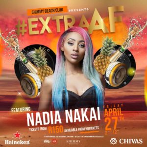 #ExtraAF Cassper Noyvest, DJ Zinhle Nadia Nakai WIN TICKETS
