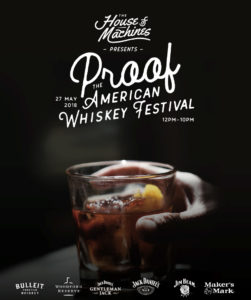 Proof, The American Whiskey Festival on Shortmarket Street, Cape Town