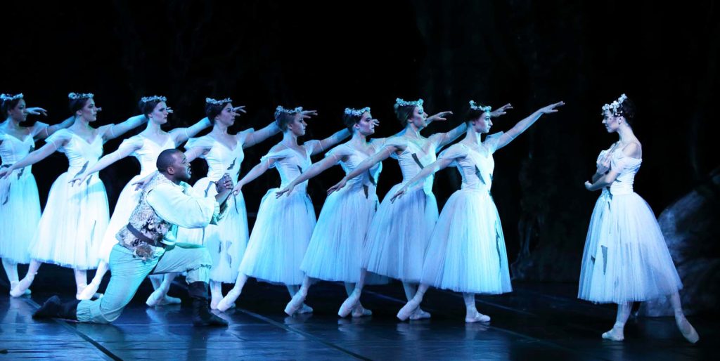 In Giselle Hilarion (Xola Putye) pleads for his life