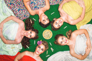 5 Lesbians Eating a Quiche. Picture: Yasmin Hankel