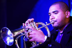 The jazzy Muneeb Hermans Quartet is Kwa Sec Ny Gugulethu. Picture: Gregory Franz