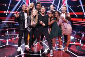 The Voice SA #TeamVanCoke at the end of the knockouts