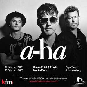 Experience the a-ha South Africa tour in Cape Town or Joburg