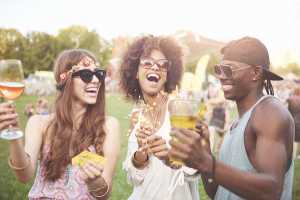 Socializing at the SA Cheese Festival