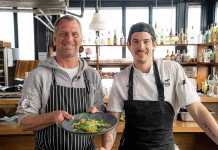 Festive Vegan & Plant Powered Show on-demand downloads Luke Dale Roberts and Jason Kosmas with their Green Dish