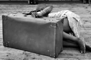 Eurydice in a swimming pool