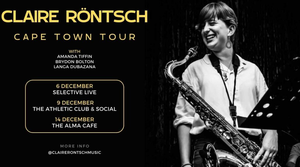 Saxophonist Claire Röntsch tour