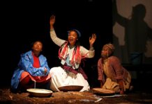 2025 National Playwright Competition entries A scene from Ibuhlungu Le Ndawo the play written by 2022 National Playwright winner Sibongakonke Mama- presented at the 2023 National Arts Festival. Picture: Mark Wessels