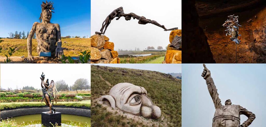 Brahman Hills gardens sculptures