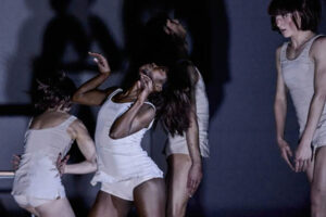 L - R Gabrielle Fairhead, Vuyelwa Phota, Darion Adams, Bronwyn Craddock in autoplay at the Baxter. Picture: Oscar O’Ryan