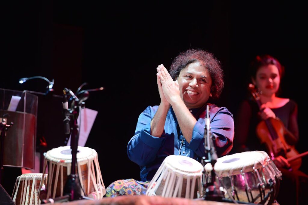 Satyajit Talwalkar tabla. Picture Luigi Bennett 