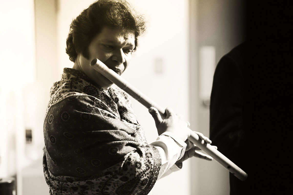 Rakesh Chaurasia and Satyajit Talwalkar. Pictures: Luigi Bennett.