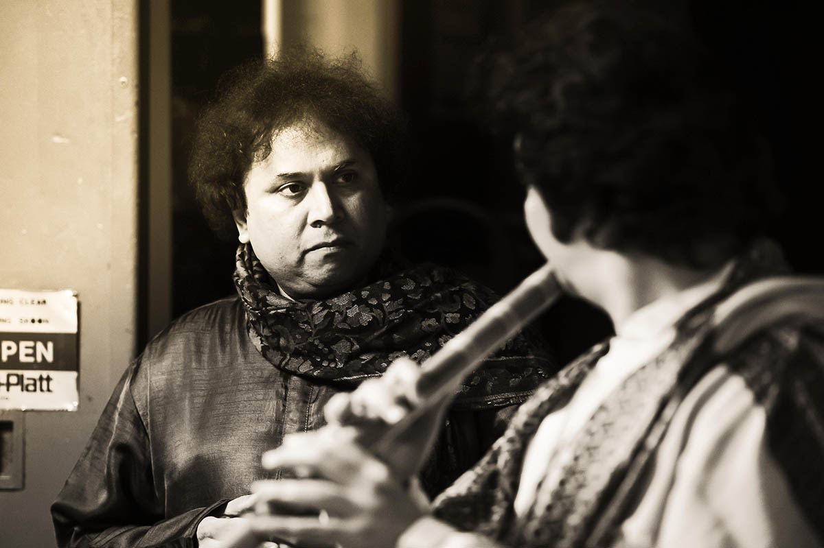 Rakesh Chaurasia and Satyajit Talwalkar. Pictures: Luigi Bennett.