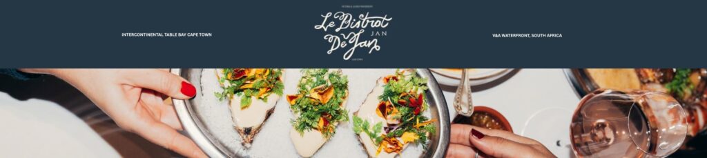 Le Bistrot de JAN reservations InterContinental Table Bay Cape Town