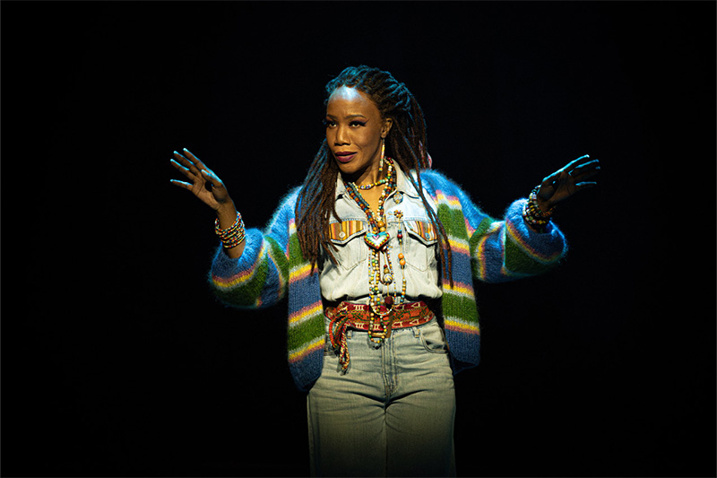 Lelo Ramasimong as the Narrator in Joseph and the Amazing Technicolor Coat
