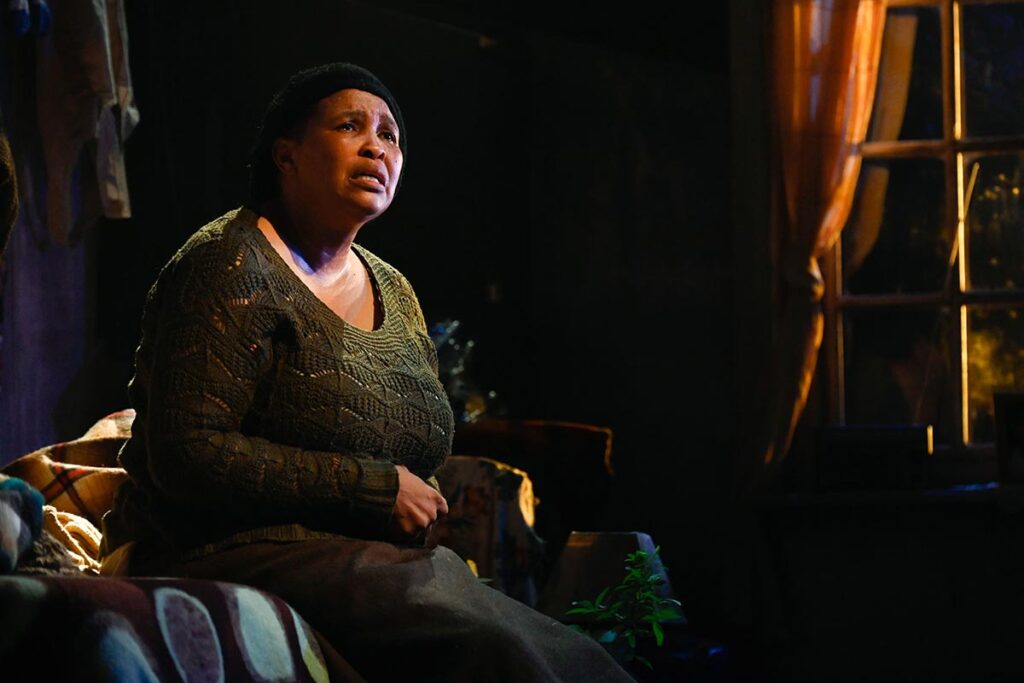 Mpume Mthombeni in Fire Eater. Picture: Val Adamson