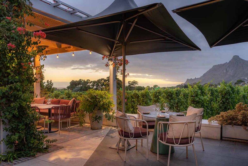 Steenberg Farm Tryn_Vineyard Terrace menu