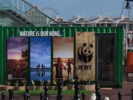 Pop-up V&A Waterfront WWF Nature Is Our Home installation at The Pierhead V&A Waterfront WWF Nature Is Our Home installation